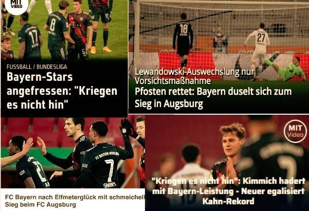  拜仁慕尼黑客场小胜科隆继续领跑积分榜  